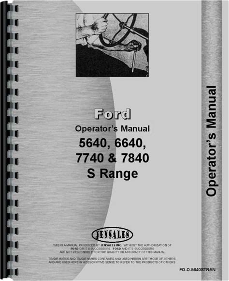 Read Ford 7840 Tractor Manual 