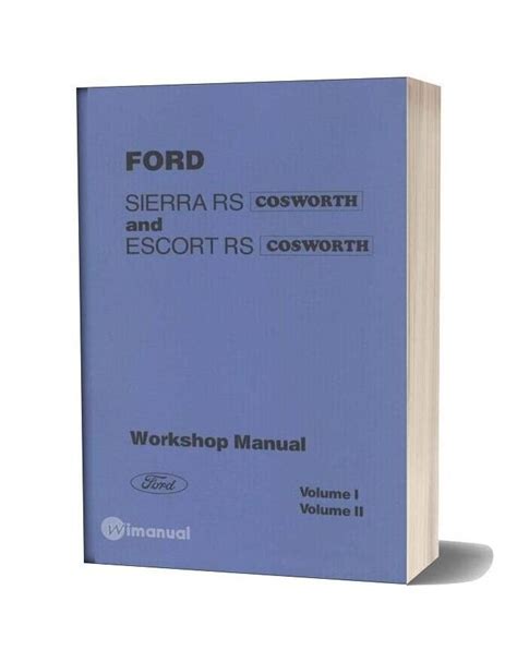 Download Ford Escort And Sierra Rs Cosworth Workshop Manual 