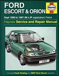 Full Download Ford Escort Repair Manual 