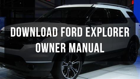 Full Download Ford Explorer 2004 Owners Manual 