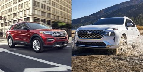 Battle of the SUVs: Ford Explorer vs Hyundai Santa Fe - Which One Reigns Supreme?