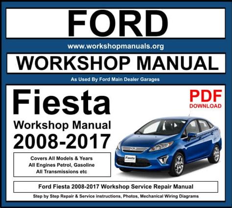 Full Download Ford Fiesta Engine Workshop Manual File Type Pdf 