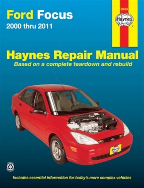 Read Ford Focus Automotive Repair Manual Focus Models 2000 Through 2011 Does Not Include Information Specific To Svt And Rear Disc Brake Models 