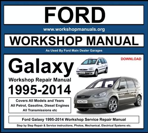 Full Download Ford Galaxy Workshop Manual Download 