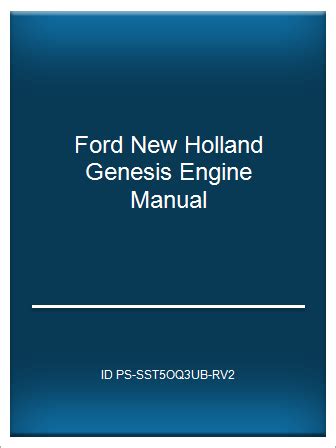 Download Ford New Holland Genesis Engine Manual 