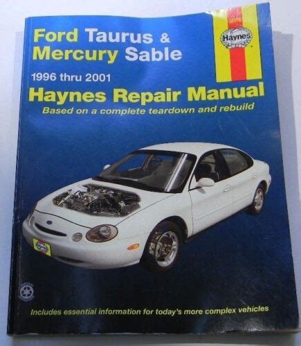 Download Ford Taurus Mercury Sable 1996 Thru 2001 Haynes Repair Manual 