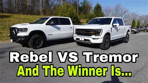 Clash of the Titans: Ford Tremor Squares Off Against Ram Rebel