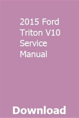 Read Ford Triton V10 Service Manual Pdf 