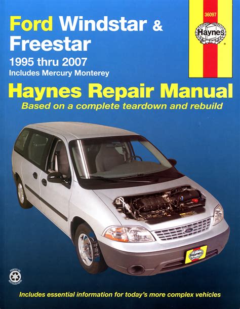 Read Online Ford Windstar 1995 2003 Haynes Repair Manuals 