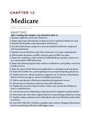 Read Fordney Chapter 12 Medicare Answer Key 