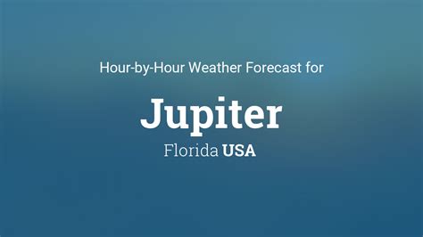 forecast jupiter florida