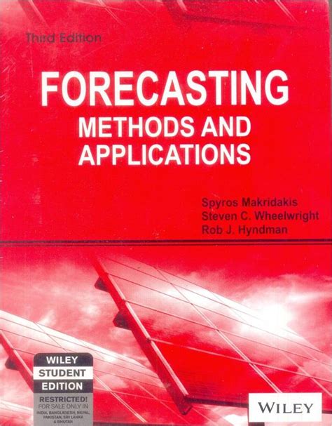 forecasting methods and applications hyndman