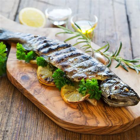 forelle grillen zitrone