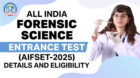 forensic science entrance test