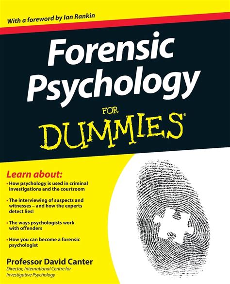 Full Download Forensic Psychology For Dummies Professor David Canter 