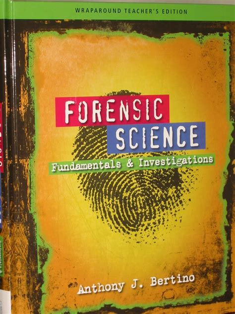 Full Download Forensic Science Anthony Bertino 