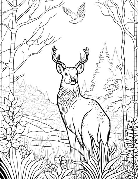 Forest Animal Coloring Pages Coloring Nation Forest Animal Coloring Pages - Forest Animal Coloring Pages