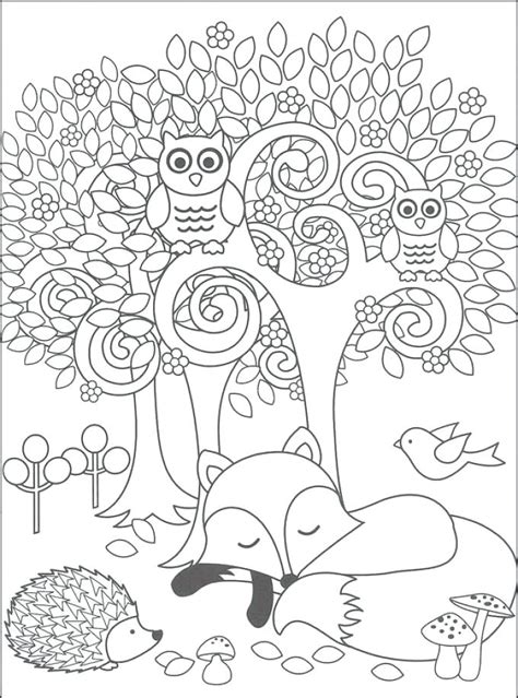 Forest Animals Coloring Pages At Getcolorings Com Free Forest Animal Coloring Pages - Forest Animal Coloring Pages