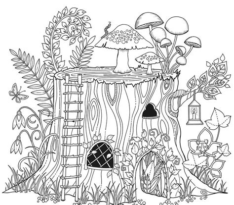Forest Coloring Pages For Adults   Forest Coloring Pages For Adults Trixie Vibe - Forest Coloring Pages For Adults