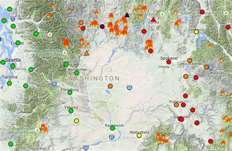 forest fires washington