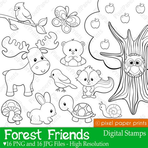 Forest Friend Coloring Page Serene Scenes For All Forest Scene Coloring Pages - Forest Scene Coloring Pages