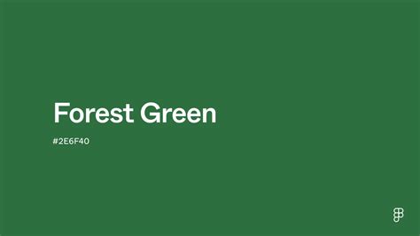 forest green color code