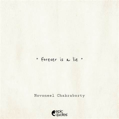 Forever Is A Lie