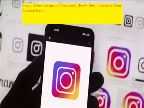 Forgot Instagram Username