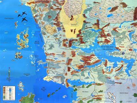 forgotten realms map of faerun