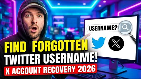 Forgotten Twitter Username
