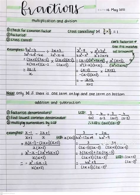 Form 3 Study Notes Maths Zimsec