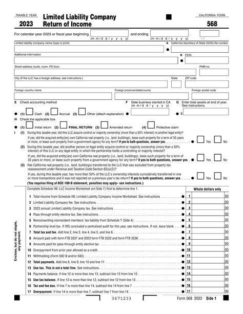 Form 568 Instructions Pdf