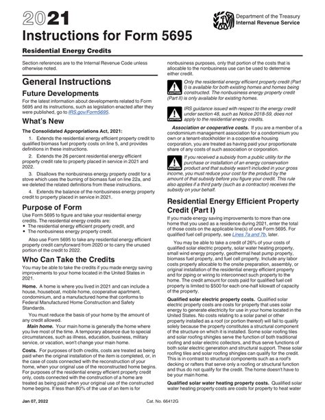 Form 5695 Instructions