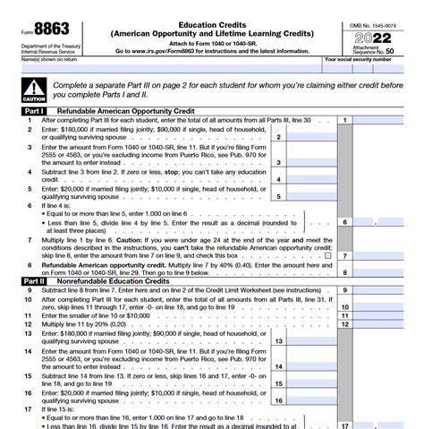Form 8863 Instructions