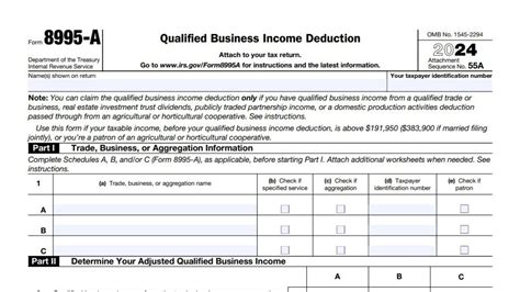 Form 8995 Instructions