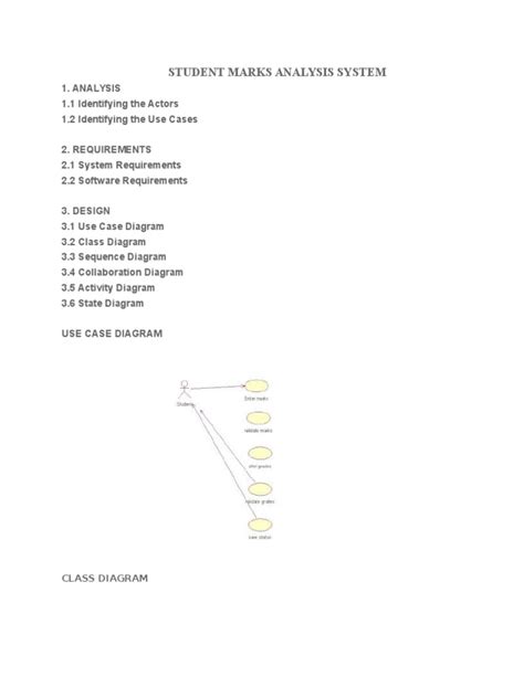 Form For Student Marks Analysis System Project
