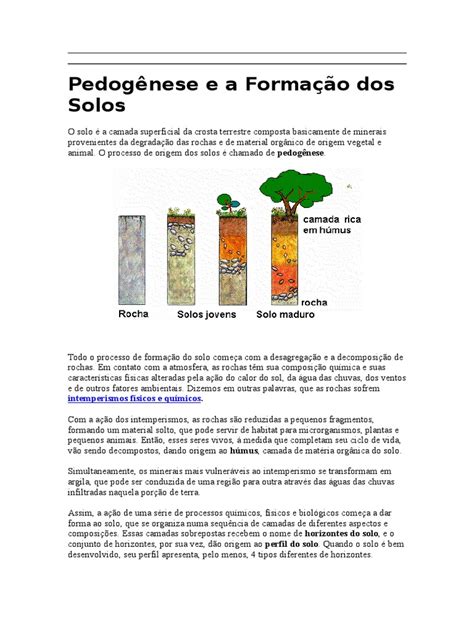 Formacao Dos Solos