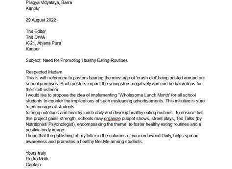 Formal Letter Class 10