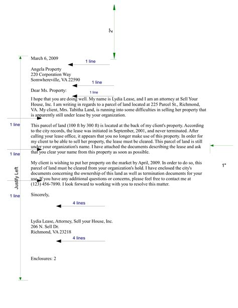 formal missive body examples
