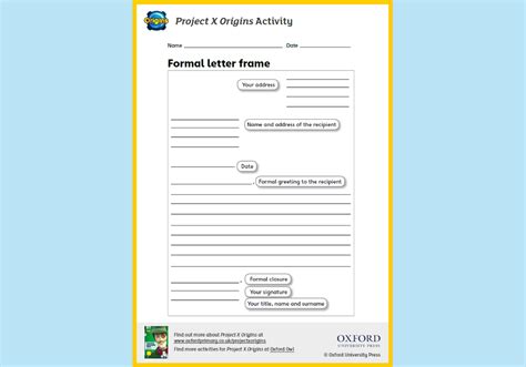 Formal Letter Writing Ks2   Formal Letter Template Primary Ks1 Amp Ks2 Teaching - Formal Letter Writing Ks2