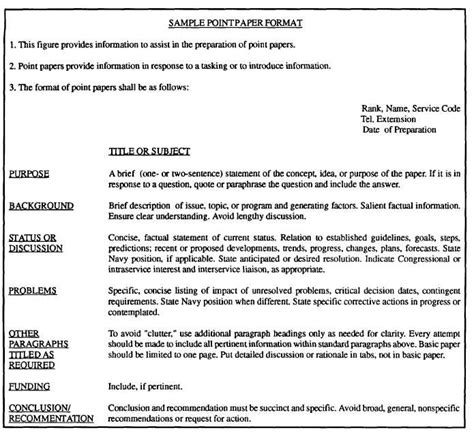 format for army staff study example