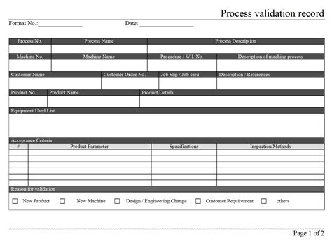 Format For Process Validation Manual Soldering Process