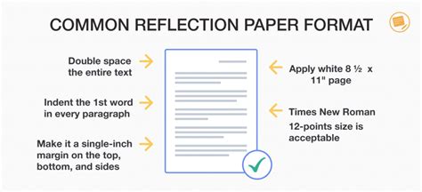Download Format For A Reflection Paper 