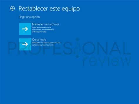Formatear Windows 10