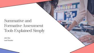 Formative Assessment Designs