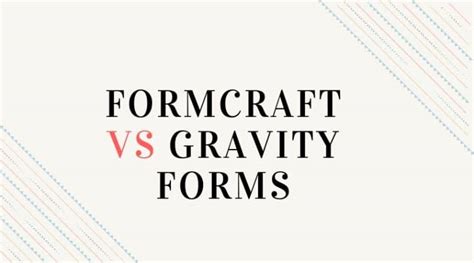 formcraft vs gravity forms