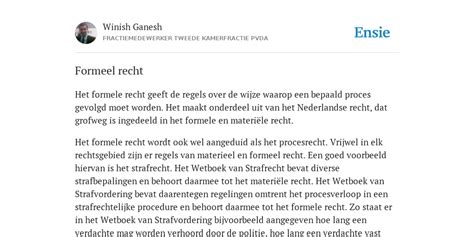formeel recht definitie