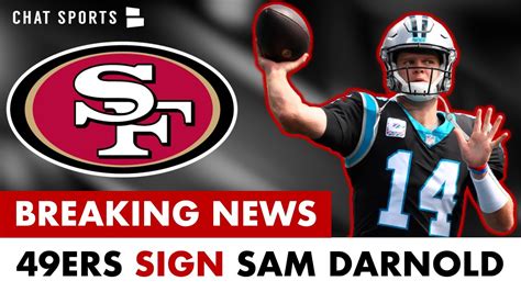 Former 49ers Qb Sam Darnold Signs With The All About The D - All About The D