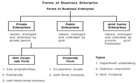 Forms Of Business Organisation Class 11