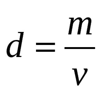 Formula De Densidad
